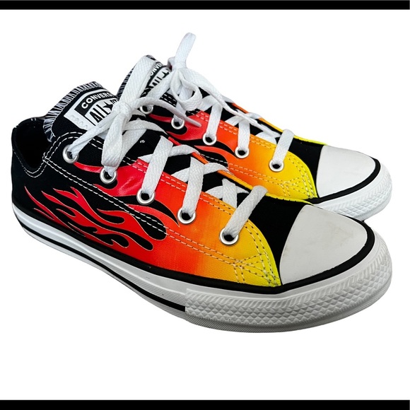 Converse Other - Converse Chuck Taylor All Star Flame Low Shoes Unisex GS Size 3 Women's Size 4.5